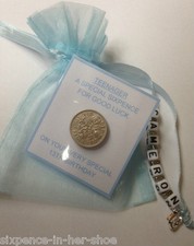 Personalised Teenager 13th Birthday Lucky Sixpence Gift - boy or girl