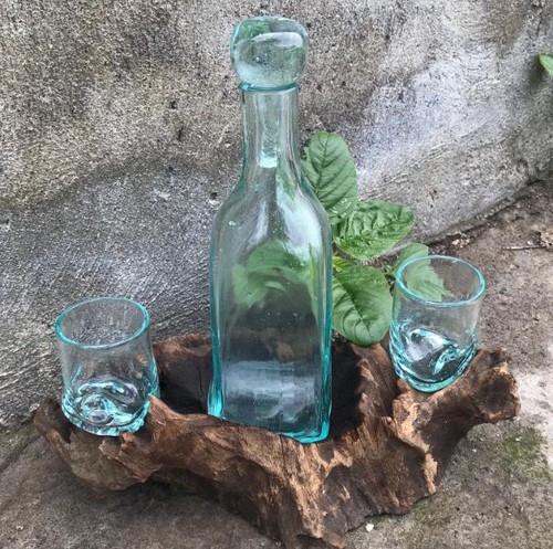 Molten glass whiskey decanter - molten,