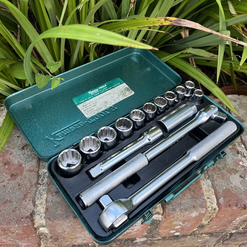 Vintage kamasa socket set 15pc - vintage,