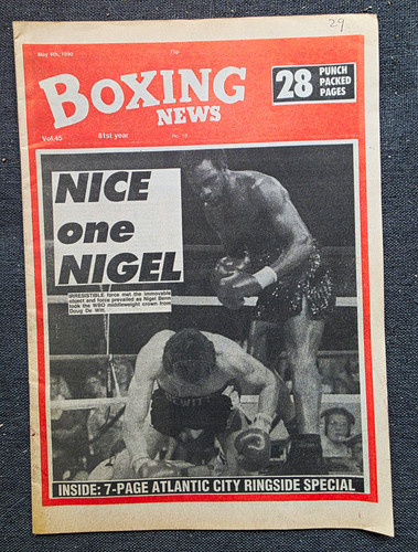 Boxing news may 1990 - news,