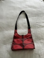 Orla kiely red floral stem - red,