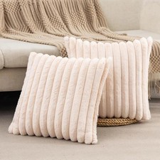 Faux Rabbit Fur Cushion Cover