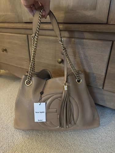 Gucci soho bag beige - gucci,