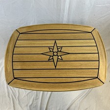 Barrel Shaped Teak Table Top