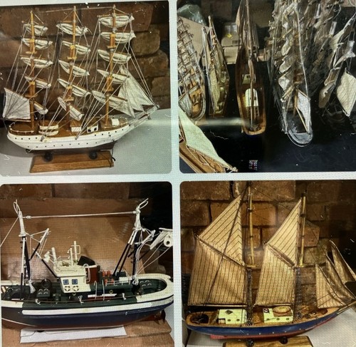 Model boat sailing - model,