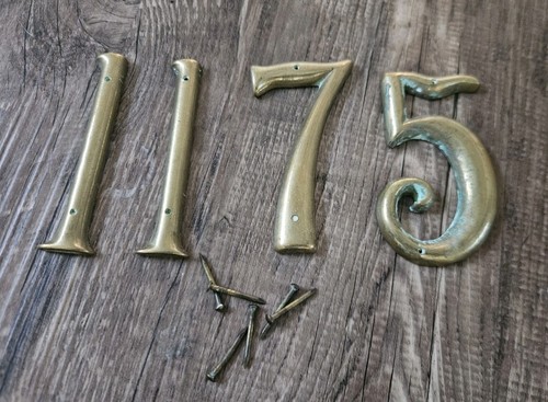 Vintage ornate solid - ornate, brass