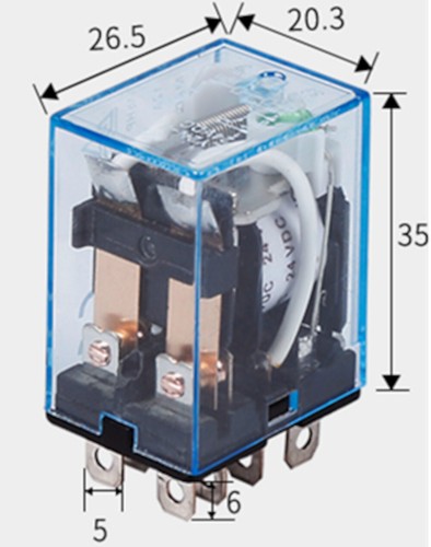 Ly2n relay 12v 24v - ly2n-j, 24v-36v