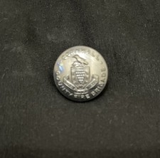 Vintage Antique Fire Brigade Tunic Button. Fireman. Fire Hose. Axe. Not Helmet.