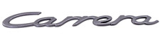 Porsche 993 Carrera Engine Lid Badge Steel Grey Carrera S 2S  Genuine Porsche