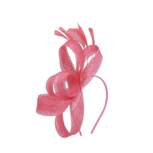New feather looped headband - feather,