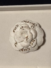 Chanel White fabric Camellia