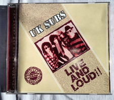 UK SUBS U.K. "LIVE AND LOUD" OFFICIAL BOOTLEG 2005 22 TRACKS 2005