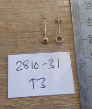 PAIR 18th CENTURY beetle and poker  GOLD POCKET WATCH HANDS  FOR THE WATCHMAKERS