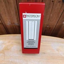 Paterson Measuring Graduate (600ml) new old stock. PTP304. film camera 35mm