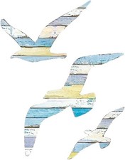 YUNYU 3 pcs Coastal Wall Art