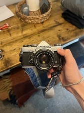 Olympus OM1 N 35mm SLR Film Camera with 50mm lens Kit