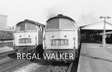 ORIG 35MM NEGATIVE BRITISH RAILWAY BR - CLASS 52 WESTERN TRACTION READING 1974