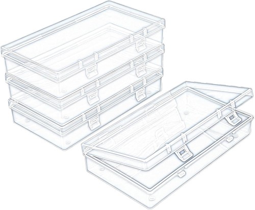 Clear plastic storage - clear,