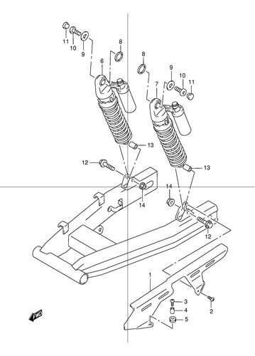 Suzuki genuine spacer 2mm - spacer, 10.2mm