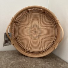 Vintage Style Coiled Rattan