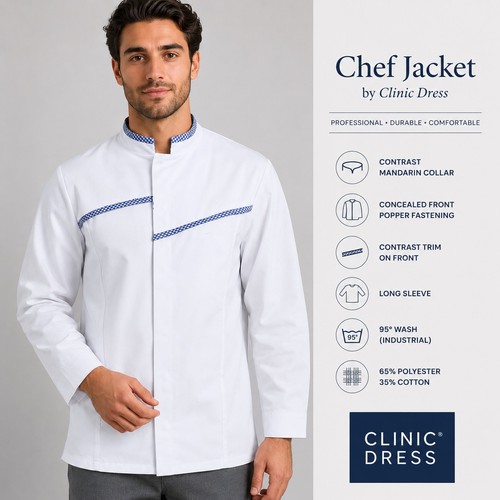 Mens premium chef - mens, jacket
