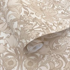 Ornamental Damask Wallpaper