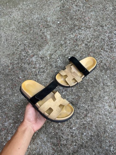 Hermes chypre sandals suede - chypre,