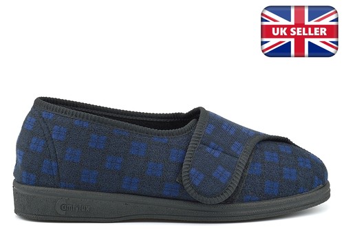 Mens extra wide - slippers,