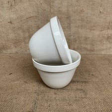 Ironstone Pudding Bowls X 2 Vintage Christmas Pudding 