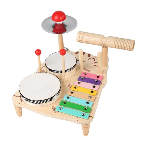 Xylophone drum set - xylophone, wooden