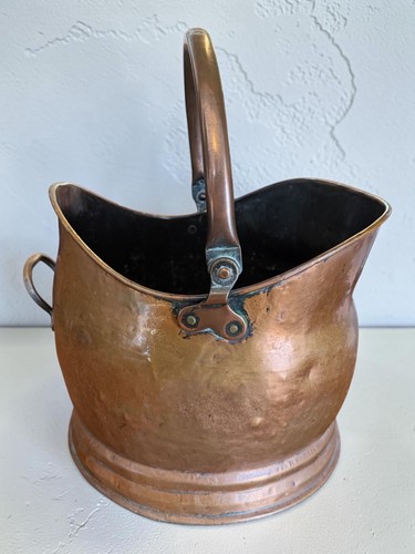 Antique copper fireside - antique, helmet