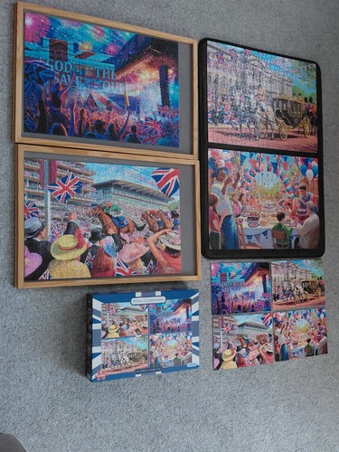 Box set 4x500 - jigsaw, puzzles-