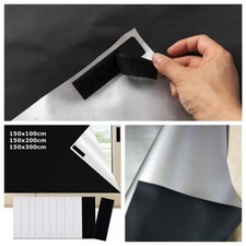 100 200 300cm Portable Easy to Stick Blackout Blind Blinds Window Travel Bedroom