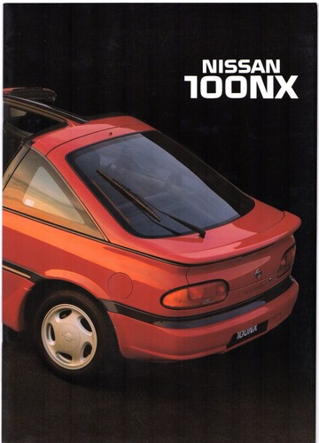 Nissan 100nx 1992 market - nissan,