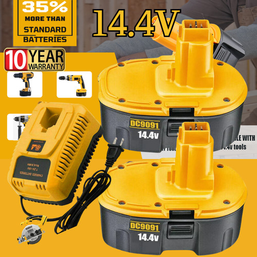 2pack for dewalt dc9091 - 14.4v,