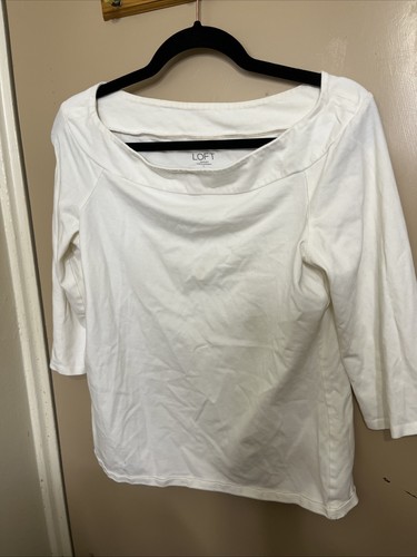 Loft white sleeves round - white,