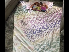 Next Barbie Pastel Animal Print Reversible Single Duvet Set