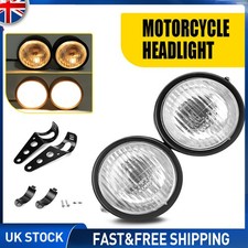 Black Twin Headlight Universal