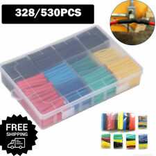 530PCS Heat Shrink Tubing Tube Sleeve Kit Car Electrical Assorted Wire Wrap UK