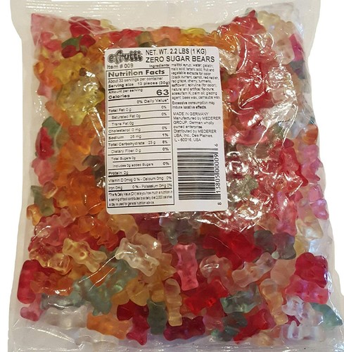 Sugar free gummy bears - free, efrutti