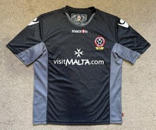 Sheffield United FC 2009/2010 Third 120 Years Black Football Jersey Mens Medium