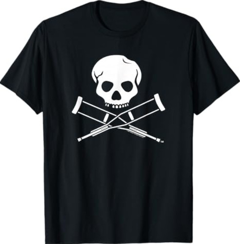 Jackass skull and crutches - skull,