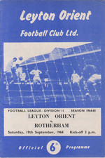 Leyton Orient v Rotherham