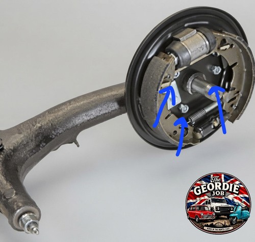 Classic mini rear brake - brake, back