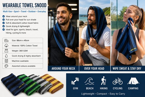 Snood towels wholesale job - snood,