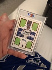 2022 Panini Encased - Rookie Quad Memorabilia Tariq Woolen #Rqm-35 /99 (MEM, RC)