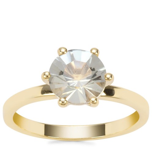 Gemporia prasiolite ring - gemporia,