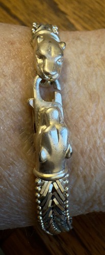 Vintage double panther head - panther,