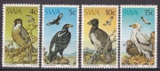SWA 4v Full Set Protected BIRDS: 1975 SG270-SG273 - Fine MNH