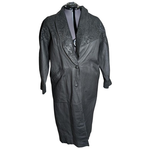 90s western gothic leather - 90s,
